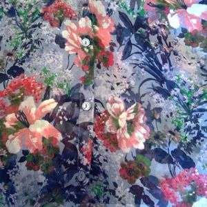 LUSH FLORAL HIGH LOW STRAPPY SIZE M